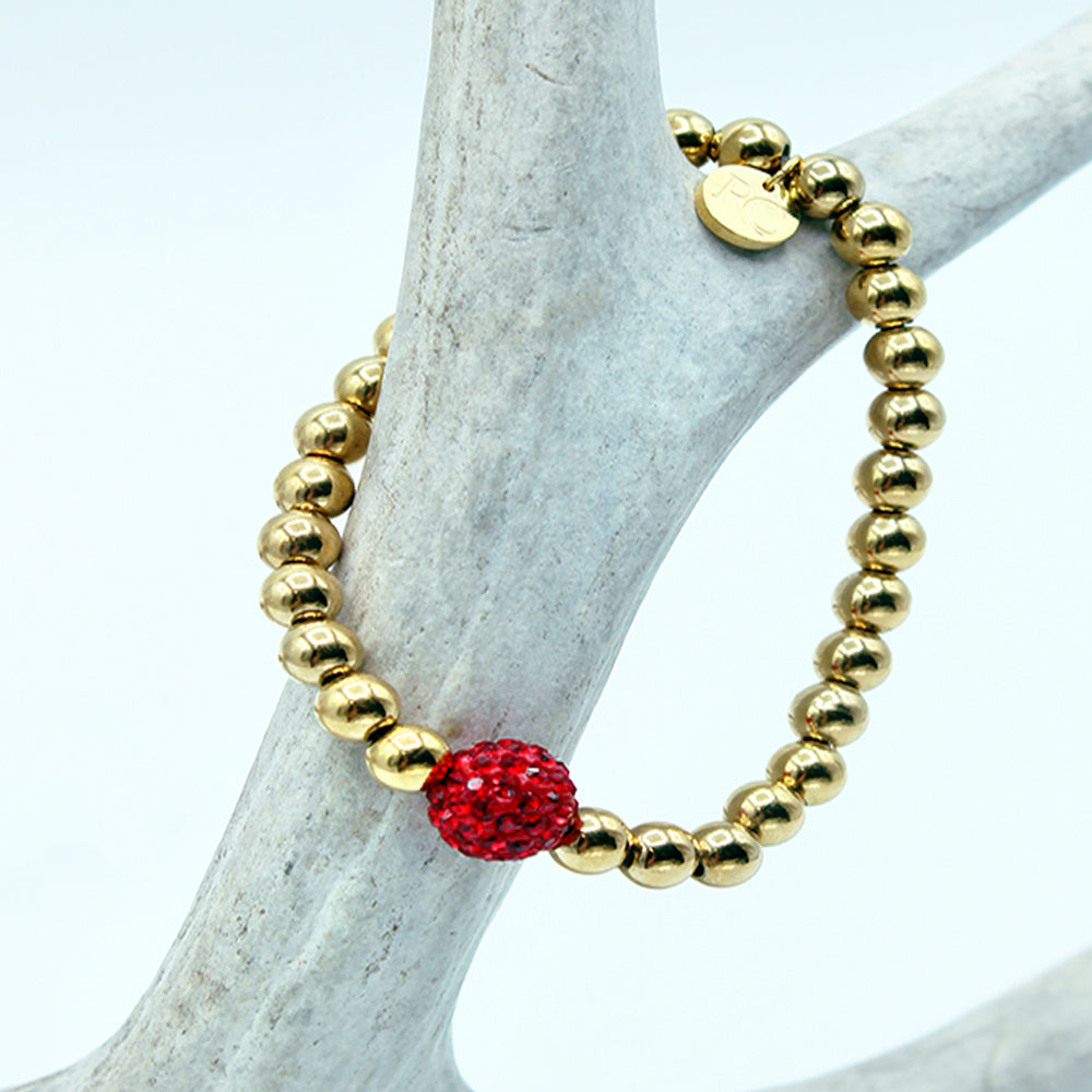 Rustic Cuff Ireland Gold Red – Cherokee Nation Gift Shop