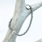 Rustic Cuff - Mini Ireland - Turquoise/White