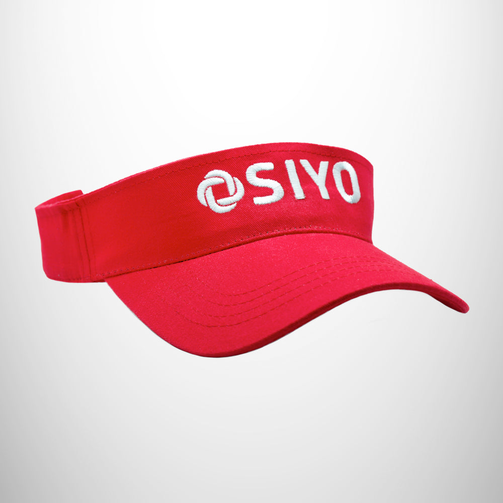 Red golf visor online