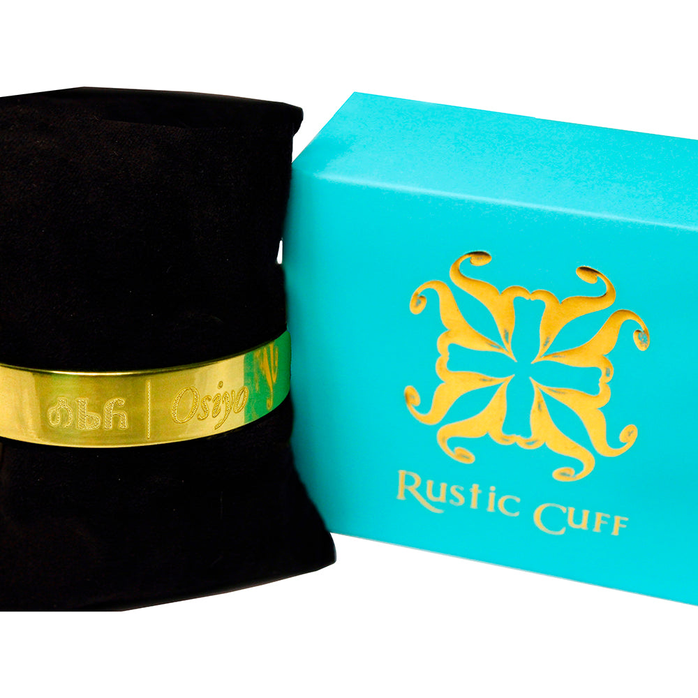 Rustic Cuff Osiyo Gold Cuff