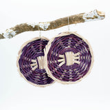 Earrings - Basket Reed