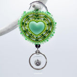 Beaded I.D. Badge Holder