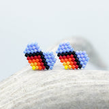 Earrings - Beaded Hearts