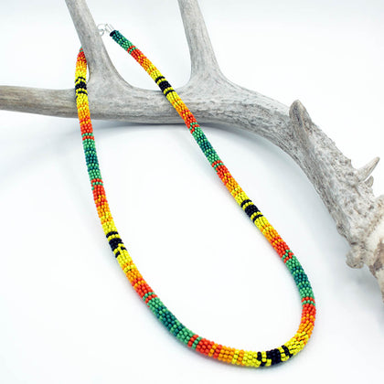 Beaded Necklace - Wrap Stitch