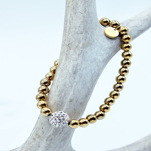 Rustic Cuff Ireland Gold White – Cherokee Nation Gift Shop