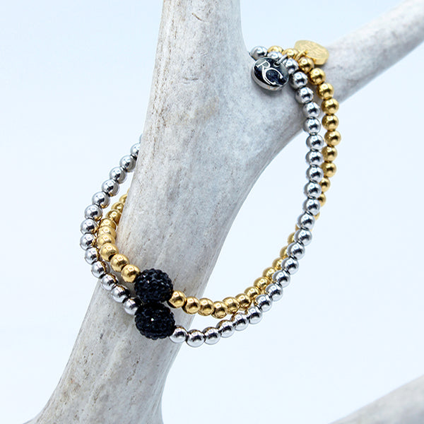 Rustic Cuff Elegant Black and Gold Bracelet Set Rustic Cuff Cuff Fashion Bracelets for sale | eBay main image 4