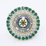 CN Seal Jeweled Pin - Gold