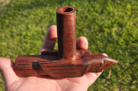Bird Effigy Peace Pipe
