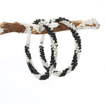 Earrings - Beaded Hoops