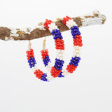 Earrings - Beaded Hoops