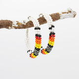 Earrings - Beaded Hoops