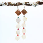 Earrings - Copper & Shell