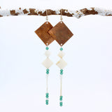 Earrings - Copper & Shell