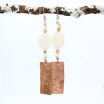 Earrings - Copper & Shell