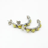 Earrings- Gold Lip Mother of Pearl