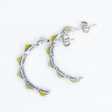 Earrings- Gold Lip Mother of Pearl