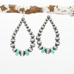 Earrings - Silver & Turquoise