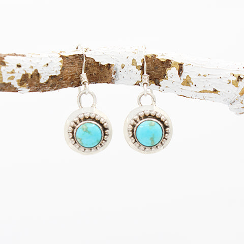 Earrings - Silver w/Turquoise
