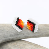 Earrings - Beaded Diamond