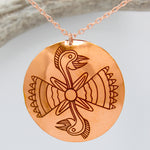 Necklace - Double Woodpecker Medallion