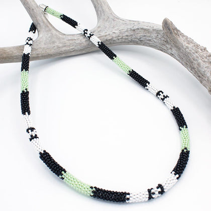 Beaded Necklace - Wrap Stitch