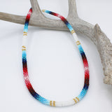 Beaded Necklace - Wrap Stitch