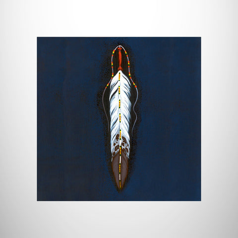 Tile Art - "Feather of Honor"