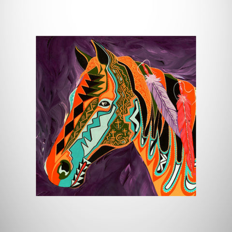 Tile Art - "Purple Wind"