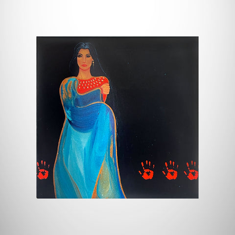 Tile Art - "Coming Into Her Own"