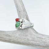 Ring - Coral & Turquoise - Men's