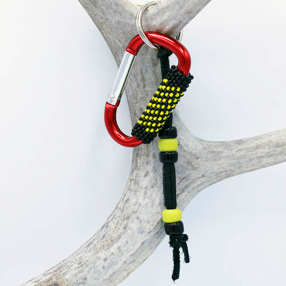 Beaded Keychain - Carabiner Clip – Cherokee Nation Gift Shop