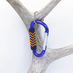 Beaded Keychain - Carabiner Clip