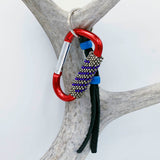 Beaded Keychain - Carabiner Clip