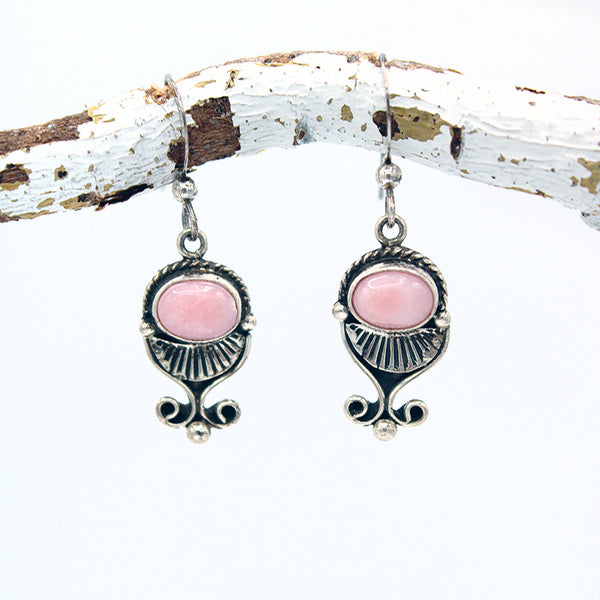 Earrings - Pink Shell – Cherokee Nation Gift Shop